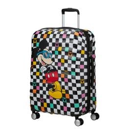 American Tourister Valigia Trolley Medio Wavebreaker 67 cm Mickey Check - 1
