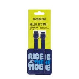 American Tourister TA Luggage graphic tags Ride The Tide - 1