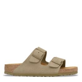 Birkenstock Sandali Arizona Suede Faded Khaki - 1