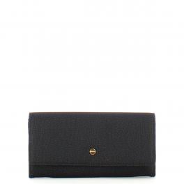 Borbonese Portafoglio Large RFID in Nylon Riciclato Dark Black - 1