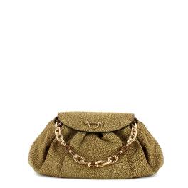 Borbonese Borsa a tracolla New Dunette Medium in suede OP Naturale - 1
