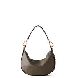 Borbonese Hobo Bag Oyster Small Clay Grey OP Naturale - 1