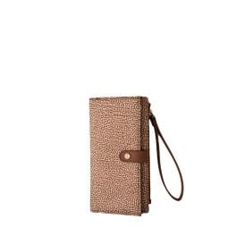 Borbonese Portafoglio Large Beige Marrone - 1