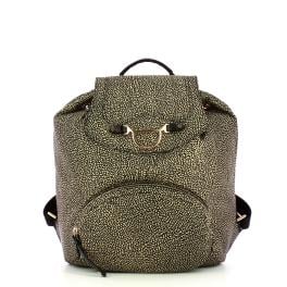 Borbonese Zaino Medium Op Naturale Nero - 1