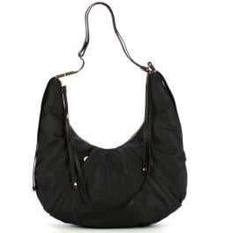 Borbonese Borsa Hobo Medium Dark Black - 1