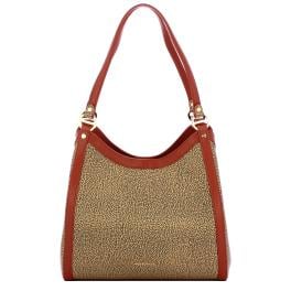 Borbonese Borsa Shopping OP Naturale Cuoio - 1