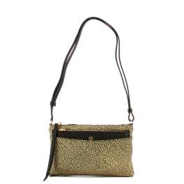 Borbonese Mini Borsa a tracolla OP Naturale Nero - 1
