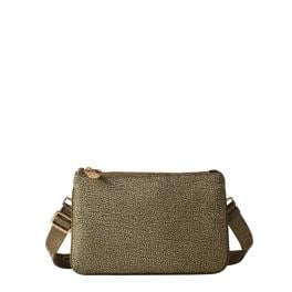 Borbonese Tracollina in Nylon Riciclato Olive - 1