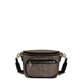 Borbonese Marsupio Mini OP Naturale Nero - 1