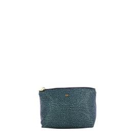 Borbonese Busta Medium in Nylon Riciclato Blu Lapis - 1