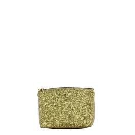 Borbonese Busta Medium in Nylon Riciclato Olive - 1