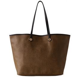 Borbonese Shopping Large Flight OP Naturale Nero - 1
