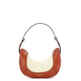 Borbonese Hobo Small Beige Cuoio - 1