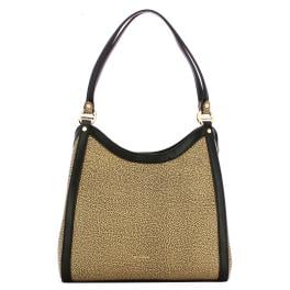 Borbonese Borsa Shopping OP Naturale Nero - 1
