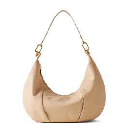 Borbonese Luna Bag in pelle Sabbia - 1