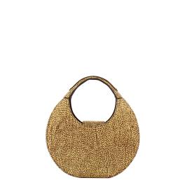 Borbonese Mini Hobo Bag Full Moon OP Naturale - 1