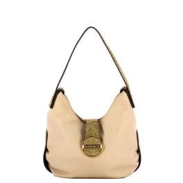 Borbonese Hobo bag Small Sabbia OP Naturale - 1