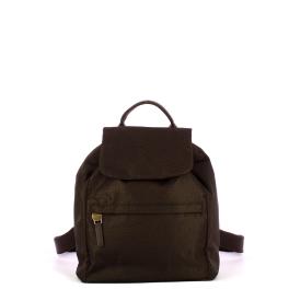 Borbonese Zaino Medium con patta Cioccolato - 1