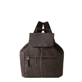 Borbonese Zaino Medium con patta Catrame - 1