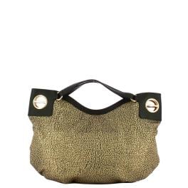 Borbonese London Hobo Medium OP Naturale Nero - 1