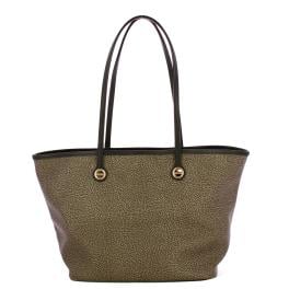 Borbonese Shopping Medium Flight Carbone - 1