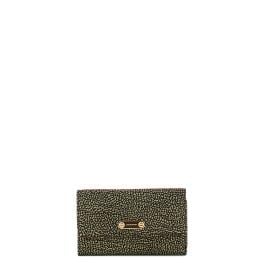 Borbonese Portafoglio Medium con patta Catrame - 1