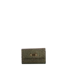 Borbonese Portafoglio Medium con patta Catrame - 1