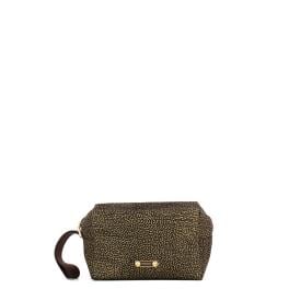 Borbonese Beauty Medium con maniglia Catrame - 1
