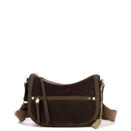 Borbonese Luna Bag Small Caffè Cacao - 1