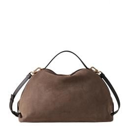 Borbonese Sexy Bag Medium Cenere Ebano - 1