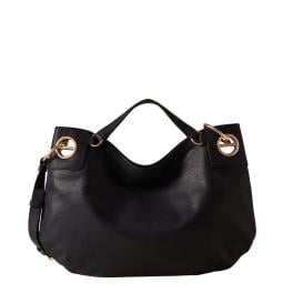 Borbonese London Hobo Medium Nero - 1