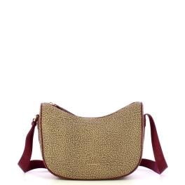 Borbonese Tracolla Luna Bag OP Naturale Merlot - 223177C03043 - 1