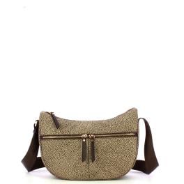 Borbonese Luna Bag small OP Naturale Testa Moro - 91010408J47335 - 1