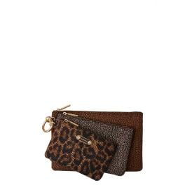 Borbonese Tris beauty case Corteccia Catrame Castagno - 910201130354385 - 1
