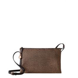 Borbonese Cross over medium OP Naturale Nero - 910103530189X11 - 1