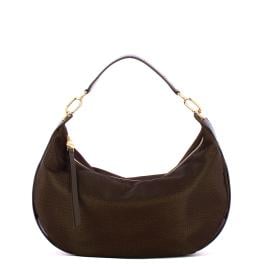 Borbonese Hobo bag medium Cioccolato - 91010220AH1219 - 1