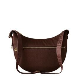 Borbonese Borsa Luna Bag Middle con taschino Noisette - 934108I15038 - 1