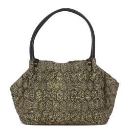 Borbonese Honey bag shopping medium OP Naturale Nero - 91010127AH1X11 - 1