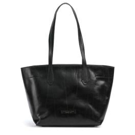 The Bridge Guelfa shopping bag Nero Oro - 44361006 30 - 1