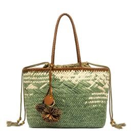 Gianni Chiarini Borsa a spalla Paloma in paglia Willow - 1