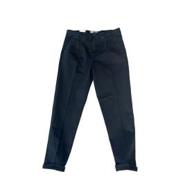 Clark Pantaloni Alfred Chino Pinces Navy Blue - 1