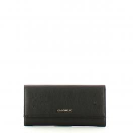 Coccinelle Portafoglio Metallic Soft Noir - 1