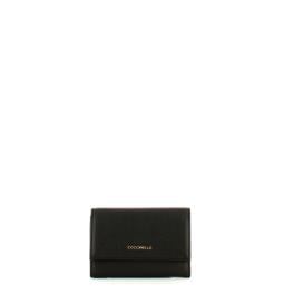 Coccinelle Portafoglio Metallic Soft Noir - 1
