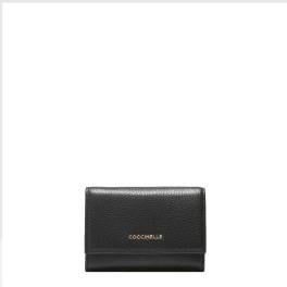 Coccinelle Portafoglio Metallic Soft Noir - 1