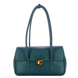 Coccinelle Borsa a spalla C-Me Lock Deep Blue - 1