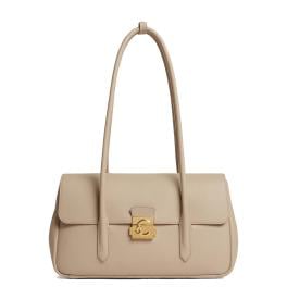 Coccinelle Borsa a spalla C-Me Lock Sandshell - 1