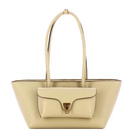 Coccinelle Shopper Double Beat Sandshell - 1