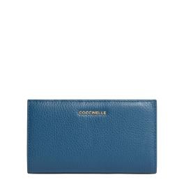 Coccinelle Portafoglio Metallic Soft Deep Blue - 1