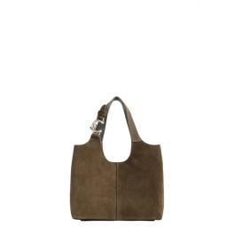 Coccinelle Borsa a mano C-Easy suede Small Fango - 1