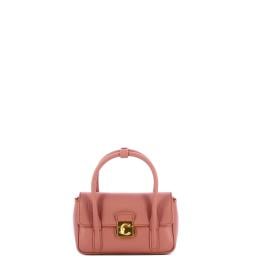 Coccinelle Borsa a mano C-Me Lock Mini Winter Rose - 1